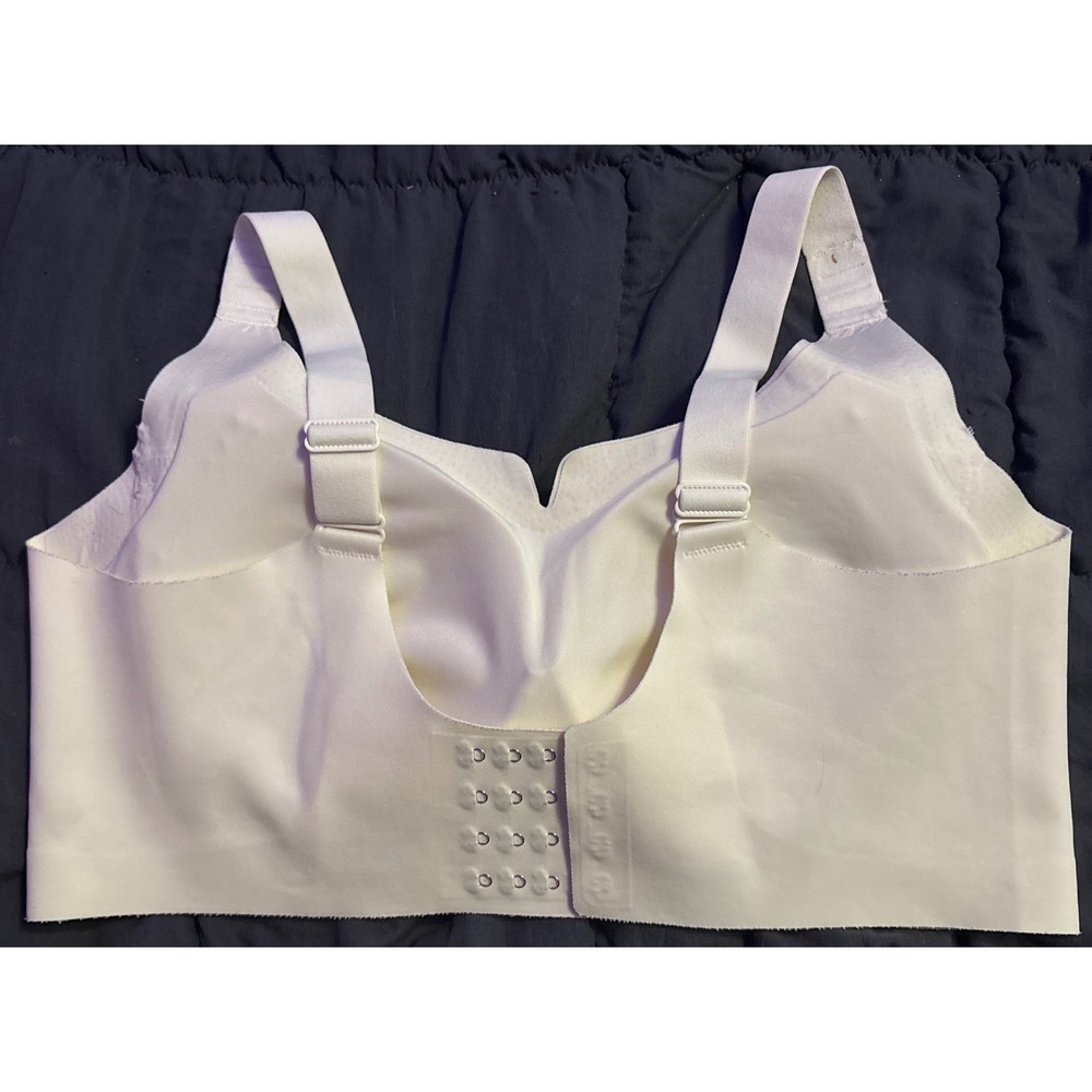 Women's Seamless Full Figure Wireless Support Bra Beige 42 US 95 EU - Picture 3 of 5